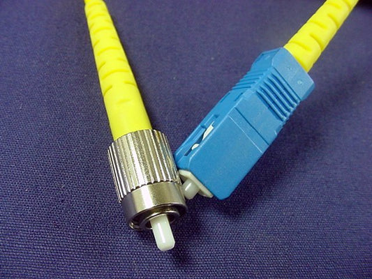 10M Leviton Fiber Optic Singlemode Simplex Patch Cable Cord SC FC SPC SPSCF-S10