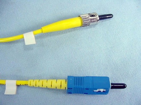 10M Leviton Fiber Optic Singlemode Simplex Patch Cable Cord ST SC SPC SPSCT-S10