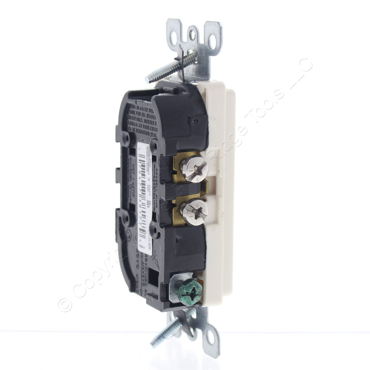 10 Leviton Light Almond Tamper Resistant Decora Receptacles Outlet 5-15R T5325-T