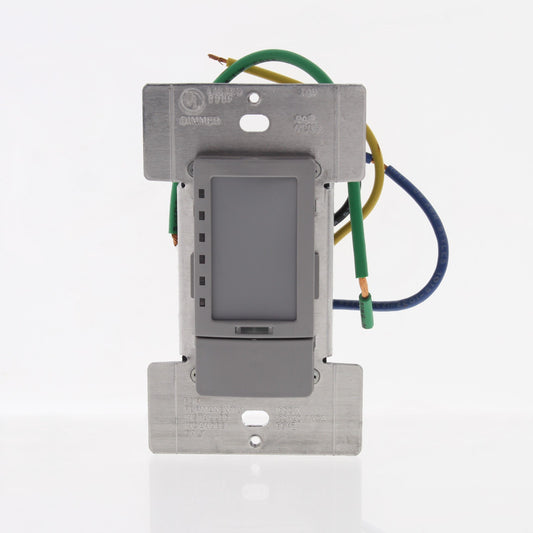 Leviton TPI10-1LG Gray TouchPoint Touch Light Dimmer Switch Decora 1000W