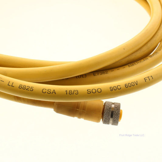 Lumberg Automation Sensor Yellow Cordset 18/3 600V #300 15-Feet SSO