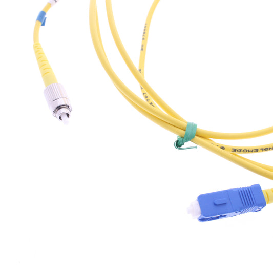 2M Leviton Fiber Optic Singlemode Simplex Patch Cable Cord SC FC UPC UPSCF-S02