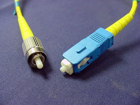 10M Leviton Fiber Optic Single-Mode Simplex Patch Cable Cord SC FC UPC UPSCF-S10