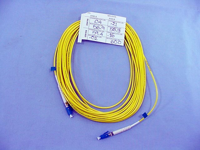 10M Leviton Fiber Optic Single-Mode Simplex Patch Cable Cord LC LC UPC UPSLC-S10