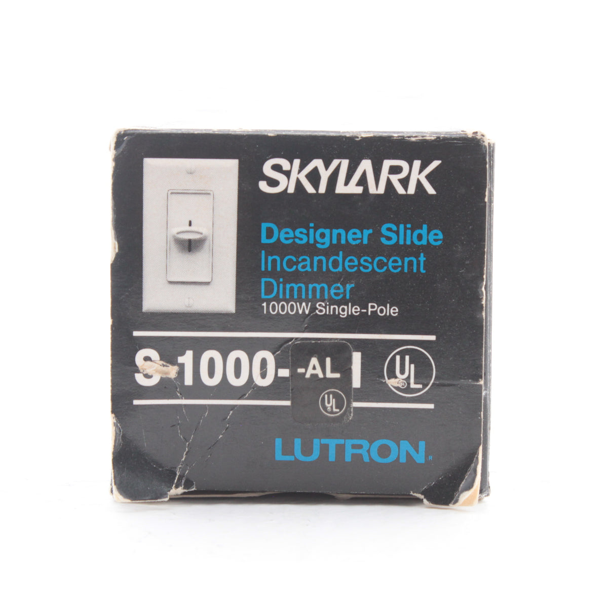 Lutron Skylark Almond Single Pole Slide Dimmer Switch 1000W 120V S-1000-AL