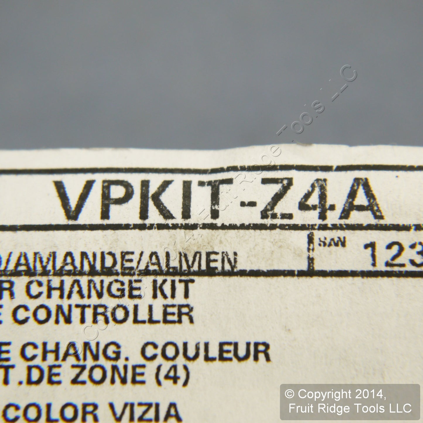 Leviton Almond Color Change for Vizia RF+ 4-Button 4-Zone Controller VPKIT-Z4A
