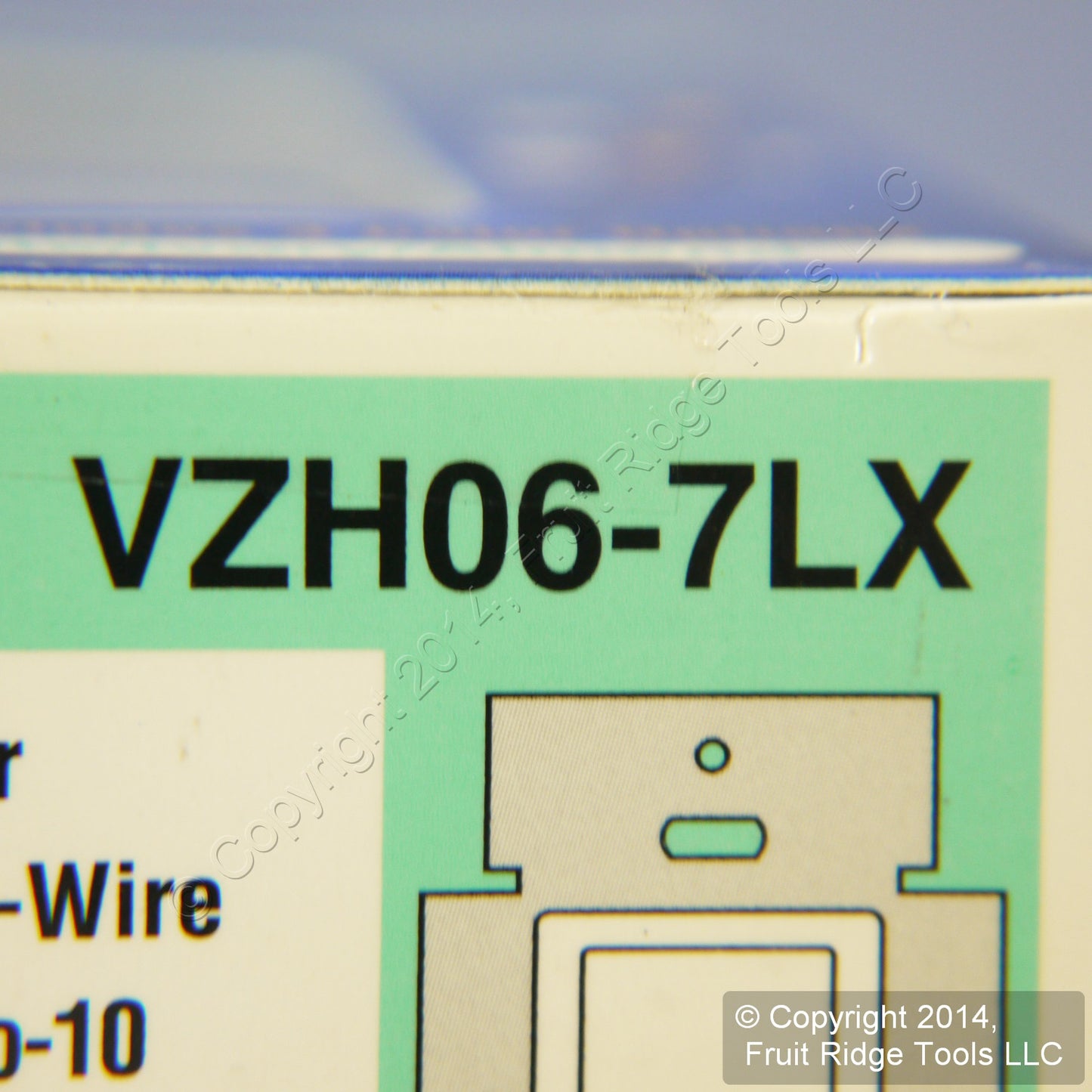 Leviton VZH06-7LX Almond Vizia White Ivory Eco Fluorescent Dimmer Switch 6A 277V