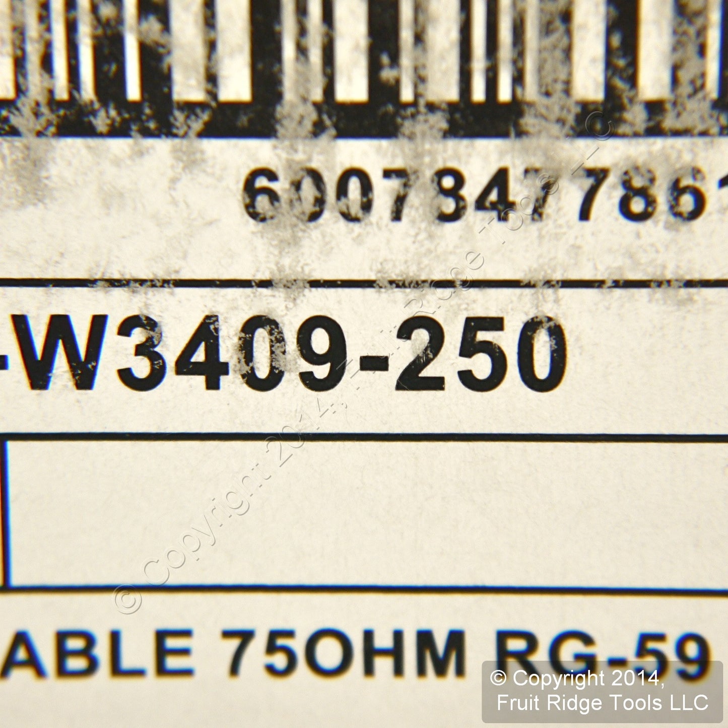 Leviton Black RG-59 250-Feet Coax Cable Wire in Spool W3409-250
