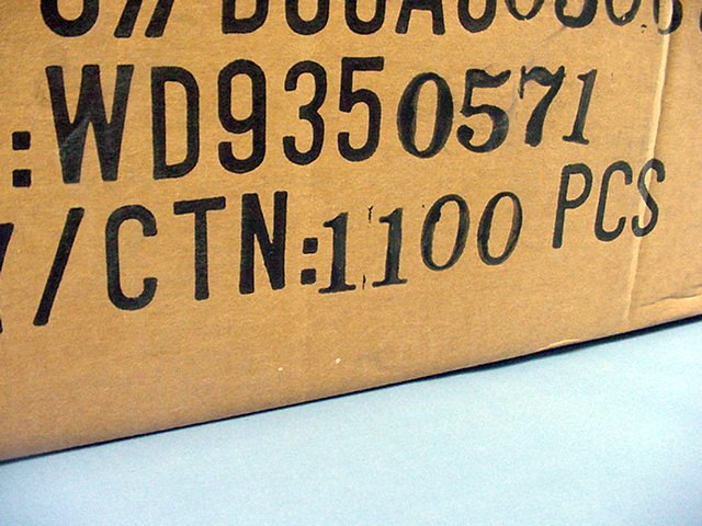 GE Brown 1.41" Outlet Unbreakable Nylon Wallplate Covers w/o Screws 1100pc
