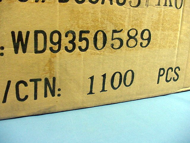 GE Ivory 1-Gang 1.406" Receptacle Outlet Unbreakable Wallplate w/o Screws 1100pc