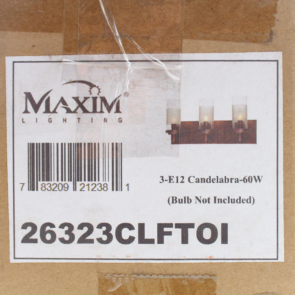 Maxim Lighting DVP9043ORB-OP Essex 7.5" 3 Light Vanity Oil Rubbed Bronze Half Opal