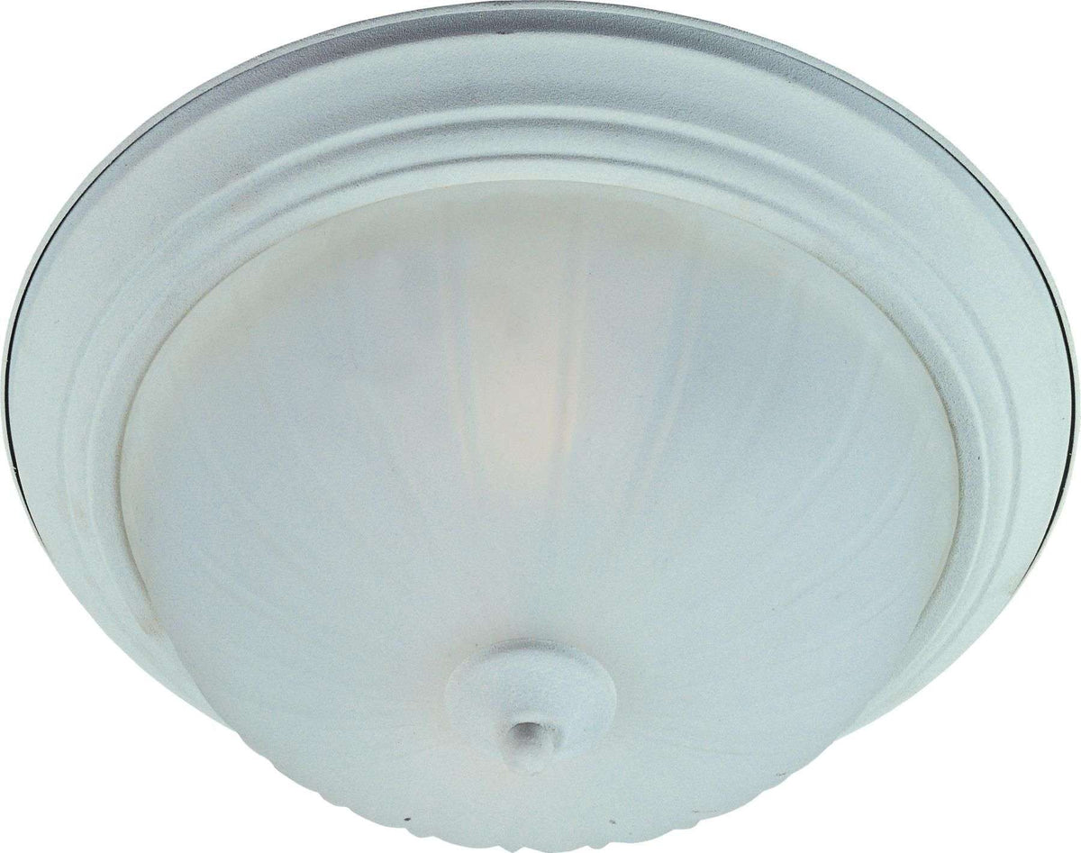 Maxim 5832FTTW 3 Light Flush Mount in Textured White with Frosted Glass