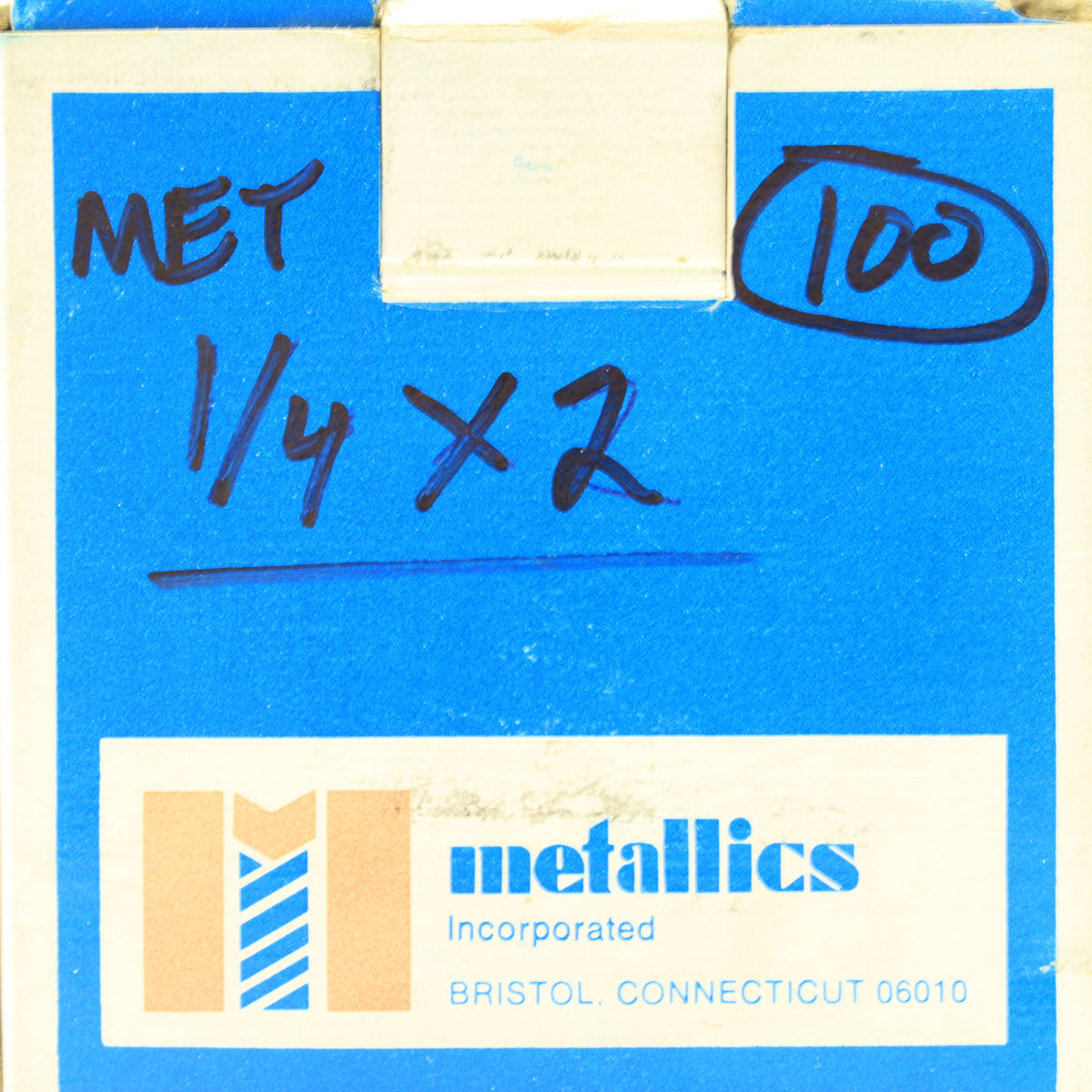 100-Pack Metallics 1/4" x 2" Hand Drive Pins Steel Zinc Plated JDP6