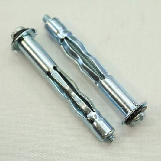 50 Metallics Long Hollow Wall Anchors 5/8"- 1-3/16" Grip Range 3/16" Screw 1005