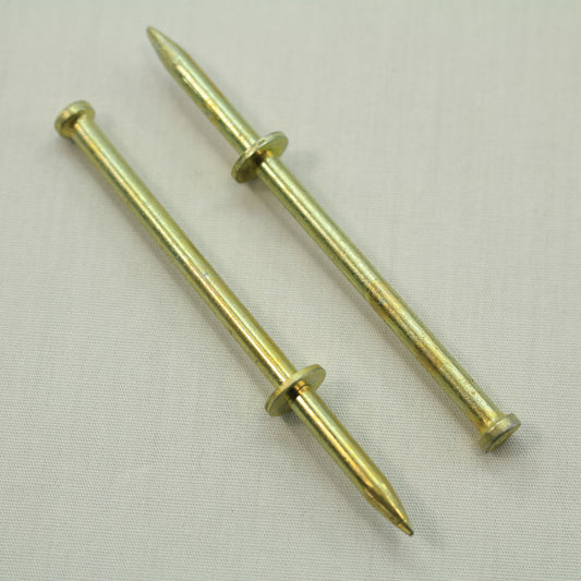 Metallics DP-8 1/4 x 3 Drive Pin Hammer Drive Rivets Yellow-Zinc Plated 100-Pack