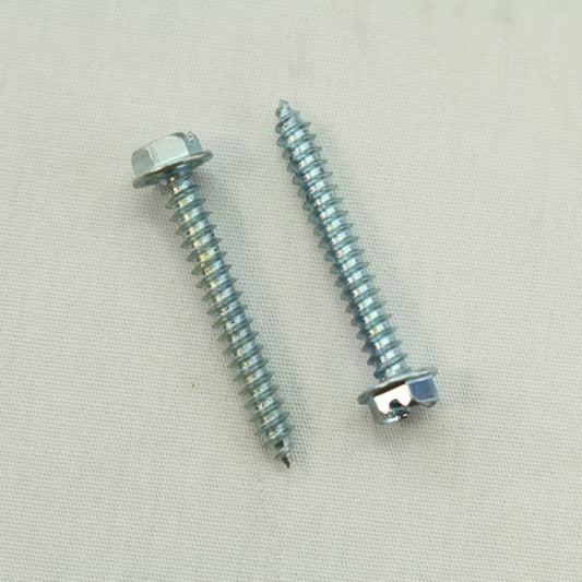 100-Pack Metallics #8 x 1-1/4" Drill Screws 1/4" Hex/Slotted Head Zinc DS162