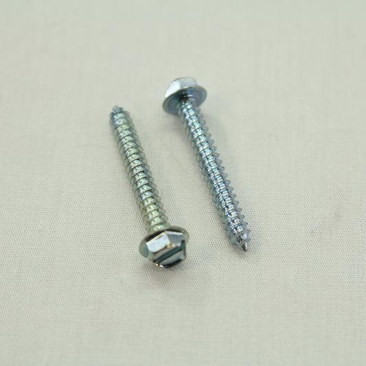 106-Pack Metallics #8 x 1-1/4" Drill Screws 1/4" Hex/Slotted Head Zinc DS162