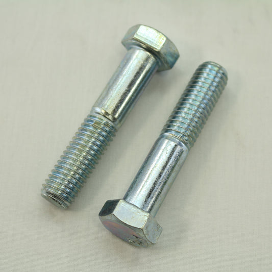 47-Pack Metallics 1/2"-13 & 2-1/2" Hex Head Bolts Zinc Plated JBHC34