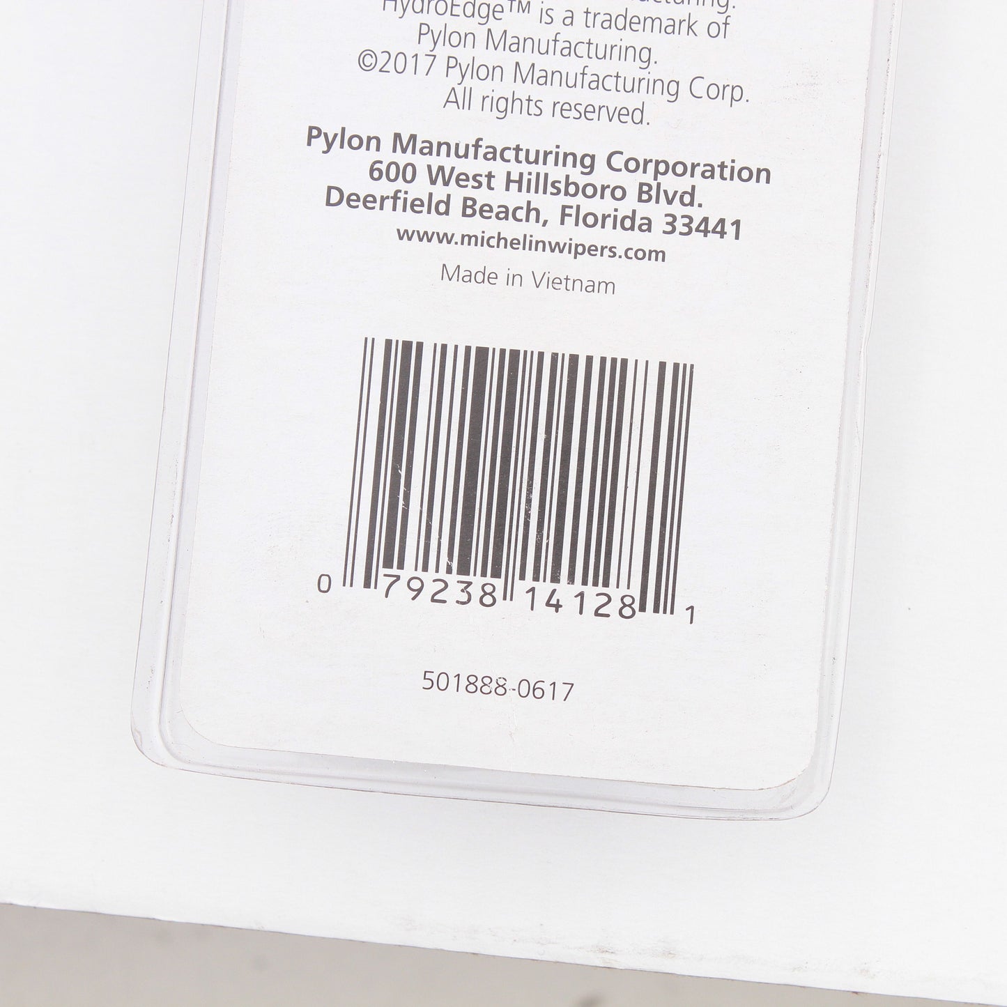 Michelin Hydro Edge 28" Conventional Nano Graphite Coated Rubber Wiper Blade