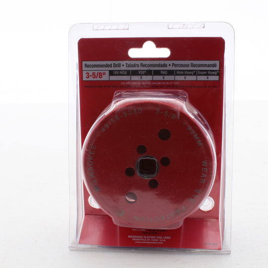 Milwaukee 3-5/8" (92mm) Big Hawg Carbide Hole Cutter Red #49-56-9030