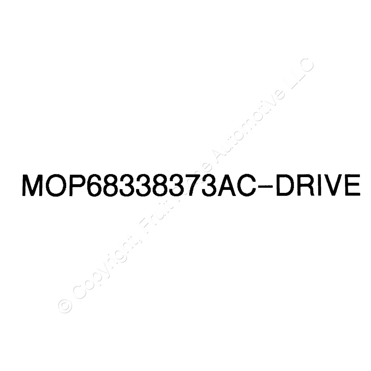 Mopar 68338373AC Heated Driver Side Rearview Mirror fits 2015-2017 Ram 2500