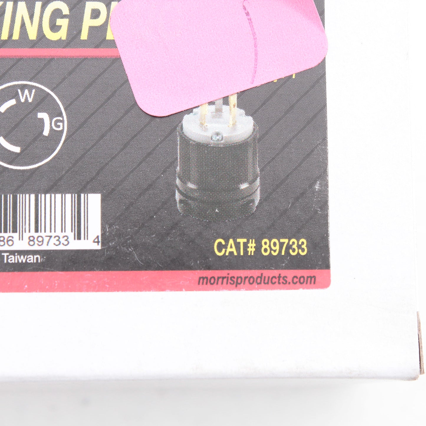 Morris 89733 Turn Twist Locking Connector Plug NEMA L5-20P 20A 125V