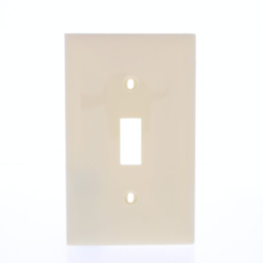 Mulberry 734071 Ivory 1-Gang Thermoplastic Unbreakable Standard Wallplate Cover