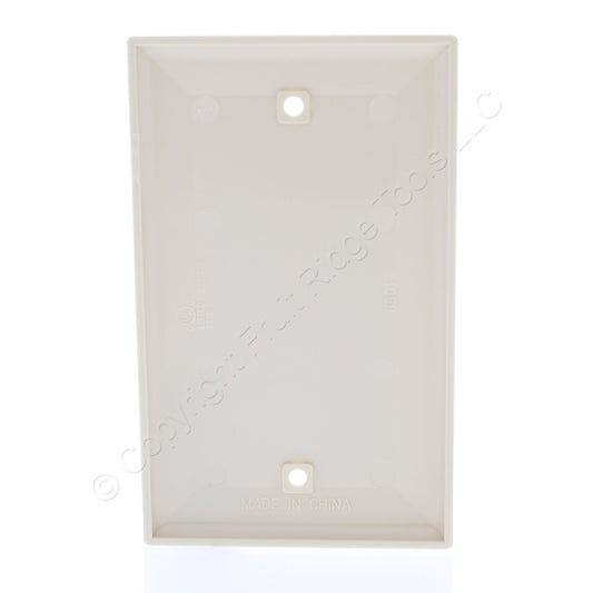Mulberry 734151 Ivory 2-Gang Thermoplastic Unbreakable Standard Wallplate Cover