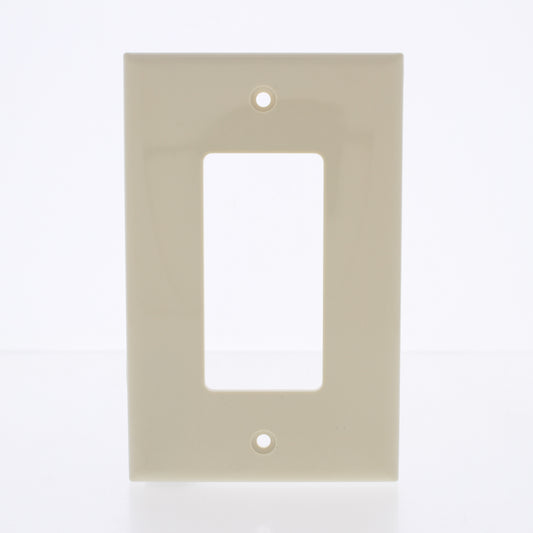 Mulberry 734834 Ivory 1-Gang Decorator GFCI Unbreakable Midi Wallplate Cover