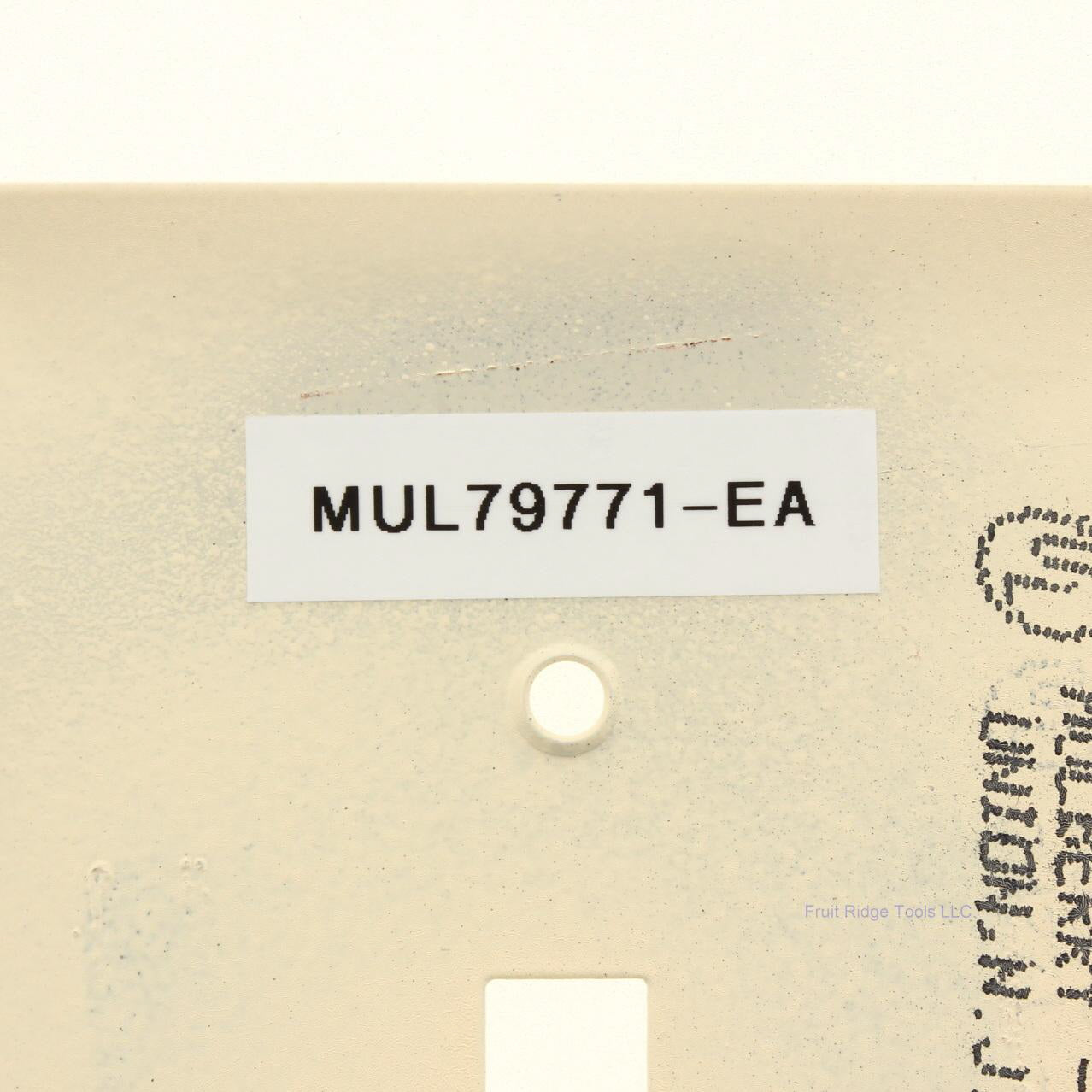 Mulberry 79771 Ivory Wrinkle Metal Maxi-Size Toggle Switch Wallplate Switchplate