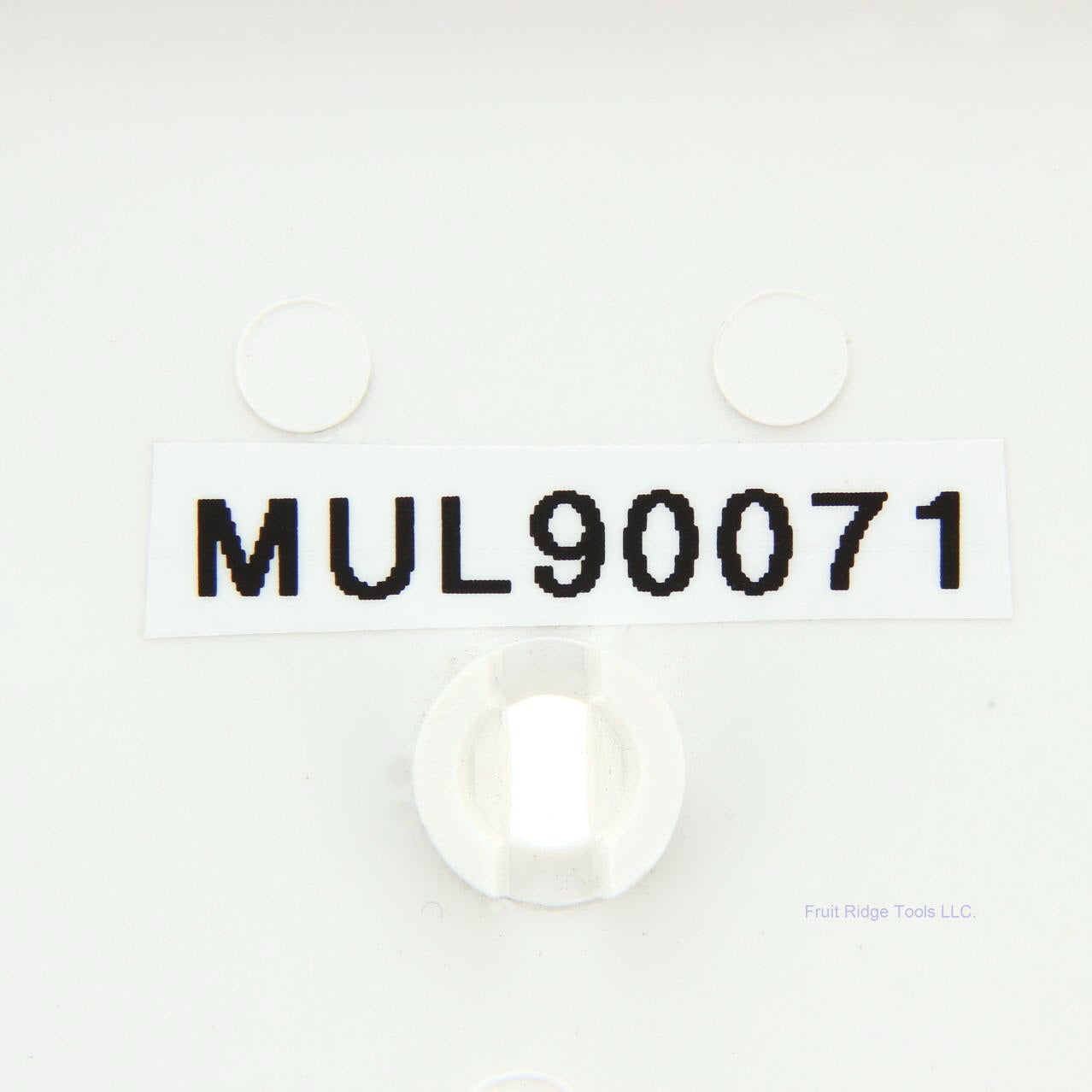 Mulberry 90071 White 1-Gang Thermoplastic Unbreakable Standard Wallplate Cover