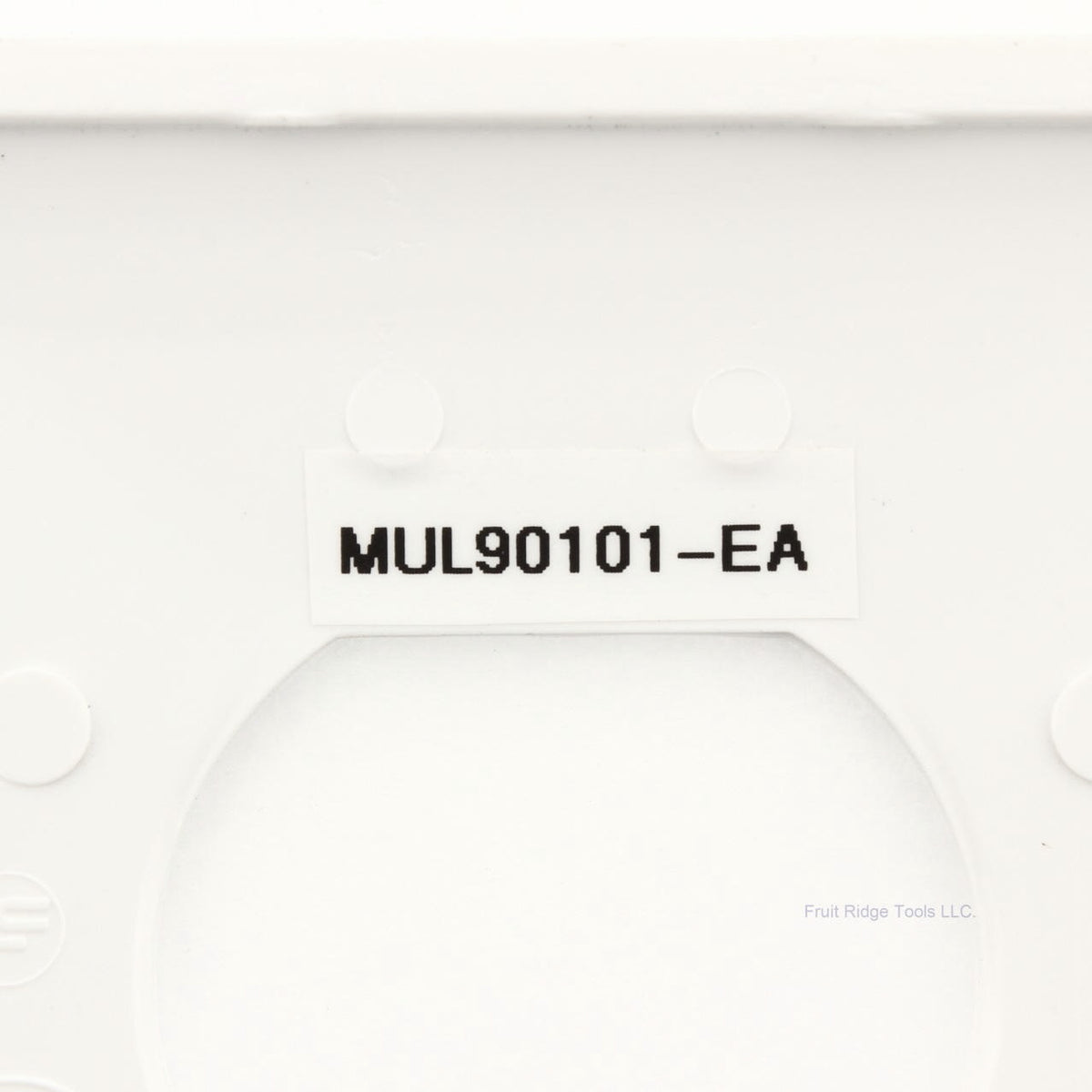 Mulberry 90101 White 1-Gang Thermoplastic Unbreakable Standard Wallplate Cover