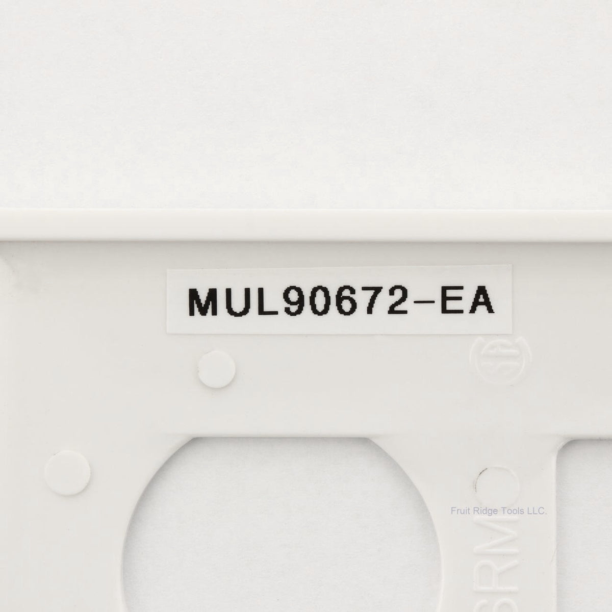 Mulberry 90672 White 2-Gang Thermoplastic Unbreakable Standard Wallplate Cover
