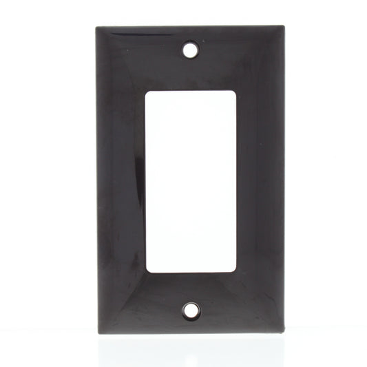 Mulberry 91401 Brown 1-Gang Thermoplastic Unbreakable Standard Wallplate Cover