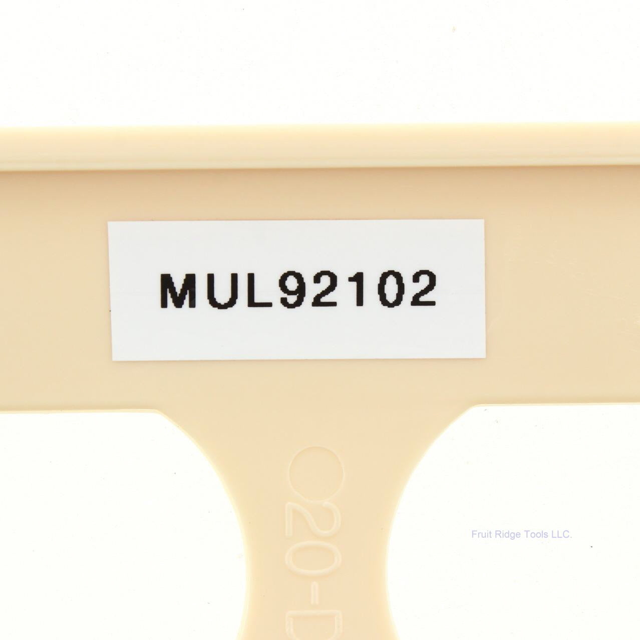 Mulberry 92102 Ivory 2-Gang Thermoplastic Unbreakable Standard Wallplate Cover