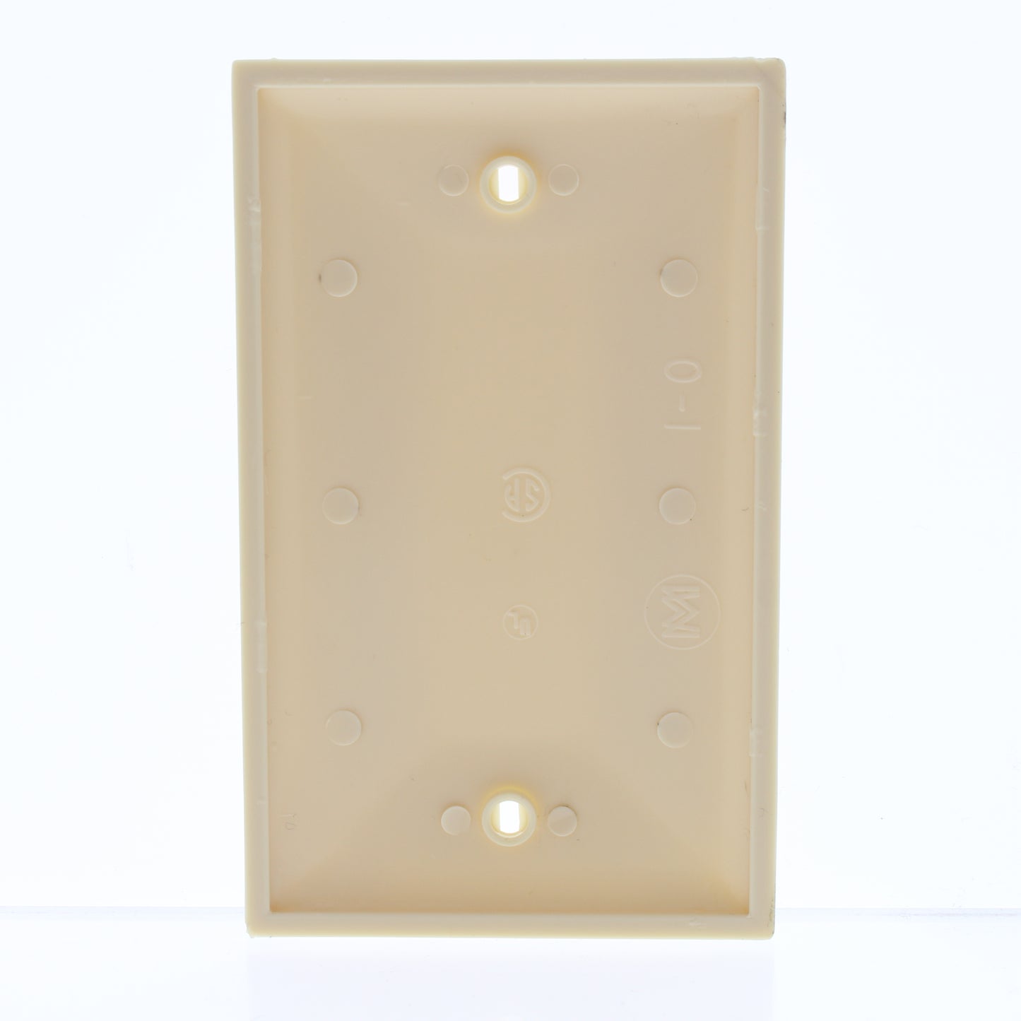Mulberry 92151 Ivory 1-Gang Thermoplastic Unbreakable Standard Wallplate Cover