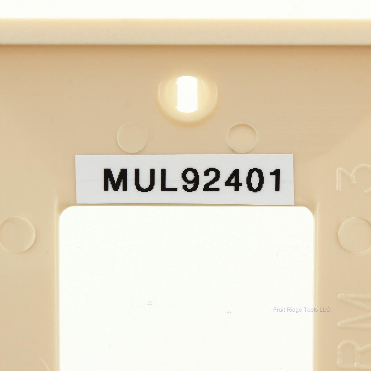 Mulberry 92401 Ivory 1-Gang Thermoplastic Unbreakable Standard Wallplate Cover