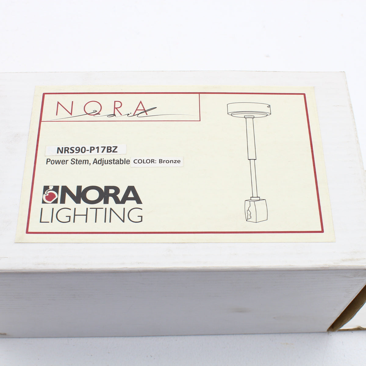 Nora Lighting NRS90-P17BZ Bronze Adjustable Rail Light