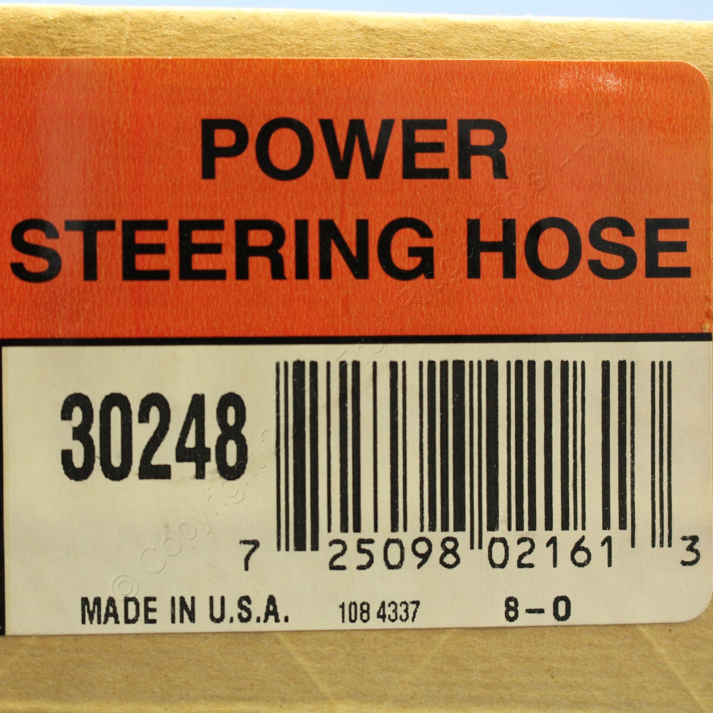 Omega Power Steering Pressure Line Hose for 92-94 Ford Mercury Tempo Topaz Ghia