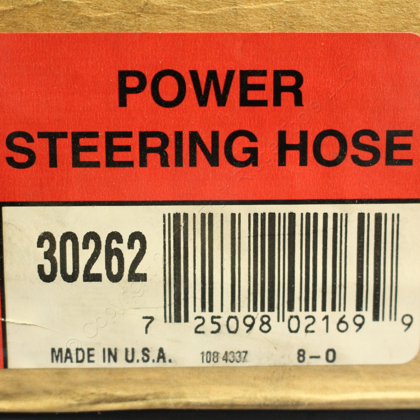 Omega Power Steering Pressure Line Hose for 89-90 Buick Electra 87-90 Bonneville