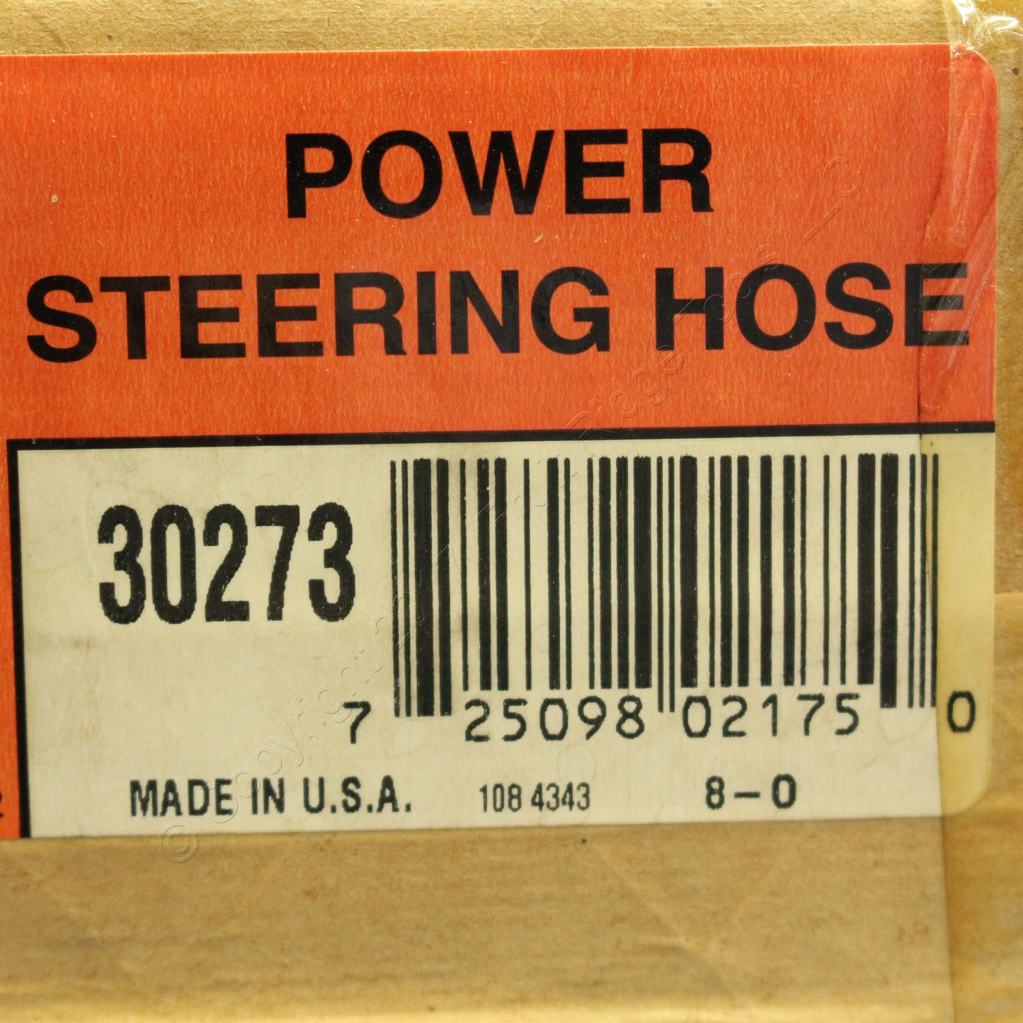 Omega Power Steering Pressure Line for 91-93 Regal Cutlass Grand Prix Lumina