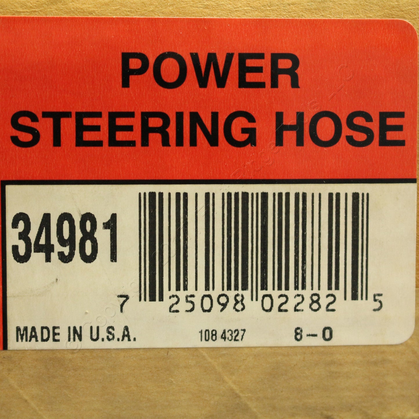 Omega Power Steering Pressure Line Hose for 84-95 Dodge Caravan 86-95 Voyager