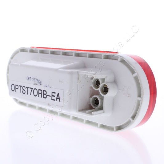 Optronics OPTST7ORB Oval Red Stop Turn Tail Light Weathertight Connection