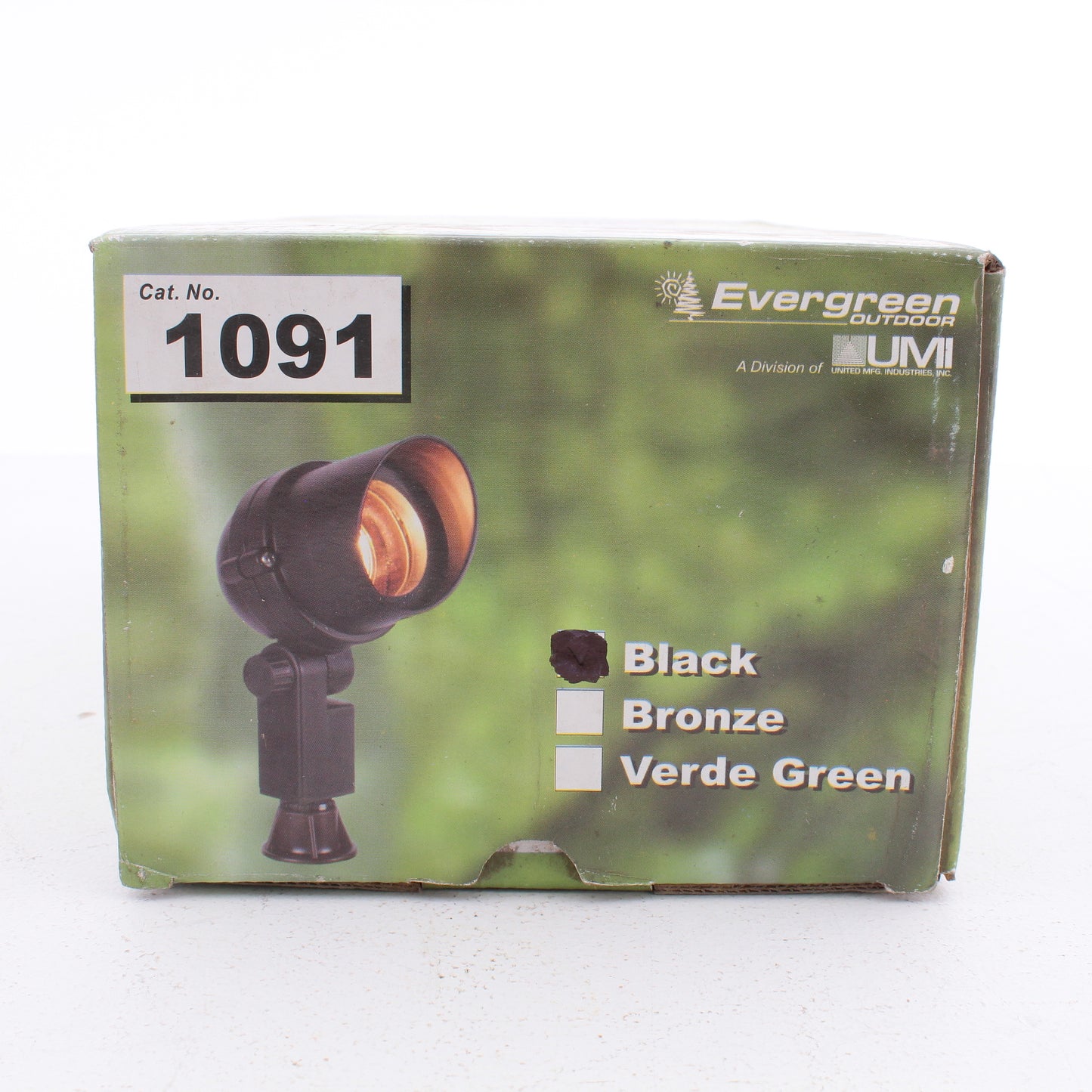 Evergreen 1091 Black Outdoor Yard Walkway Path Guide Light