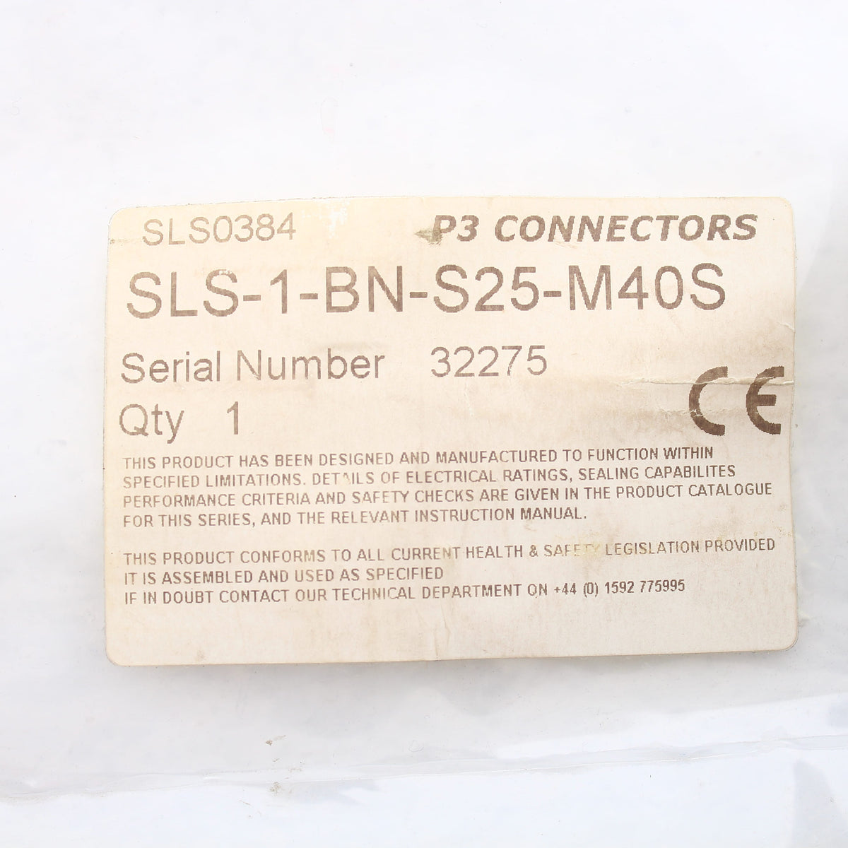 P3 SLS-1-BN-S25-M40S Brown Connectors Phase 3 Powersafe Male Source Line 1 Set