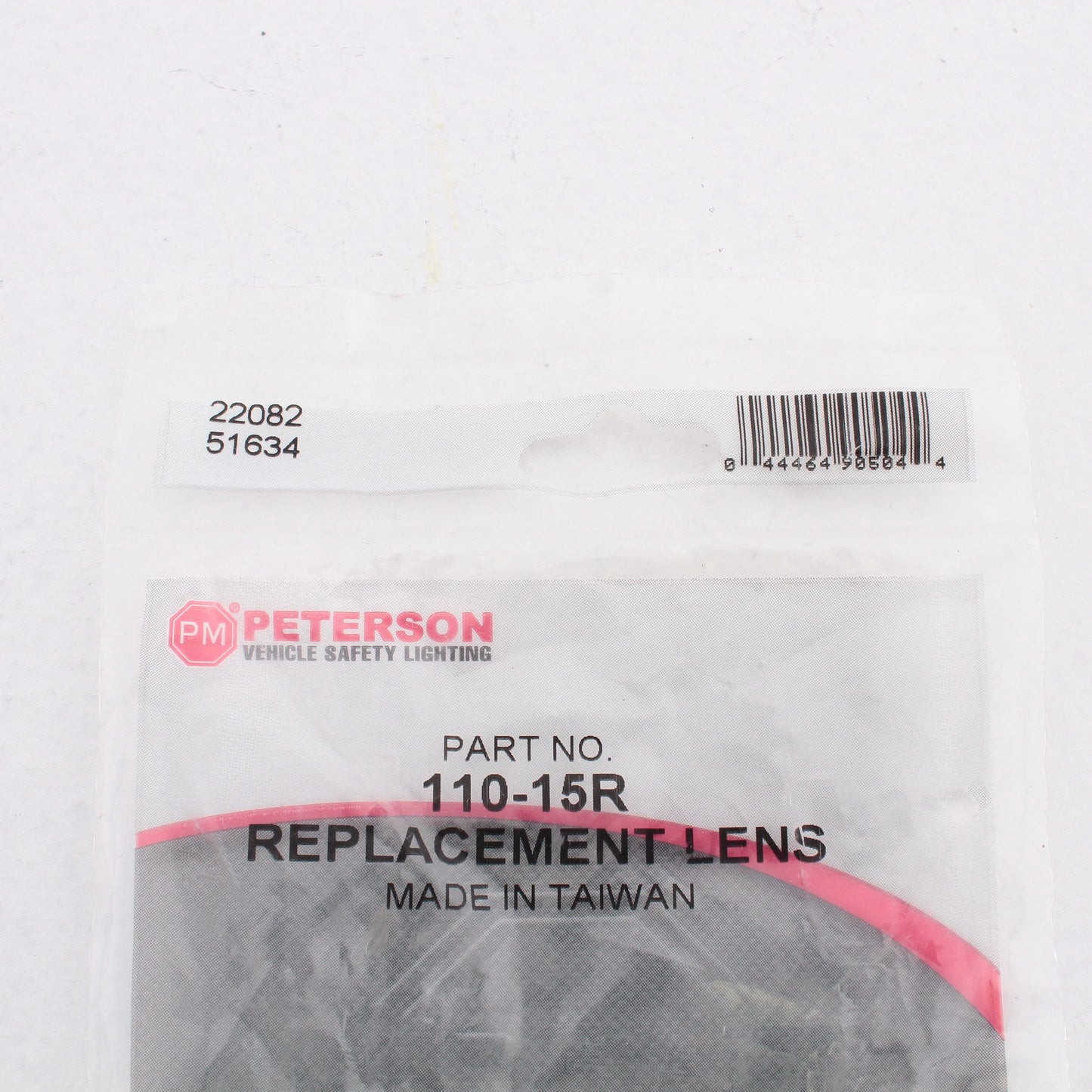 Peterson 110-15R Red 2.75" Beehive Replacement Lens for 110R & 111R series