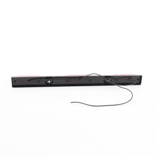 Peterson 136-3R 15.5" Thin-Line Trailer Light Bar Black Steel Base 3-Red Lens