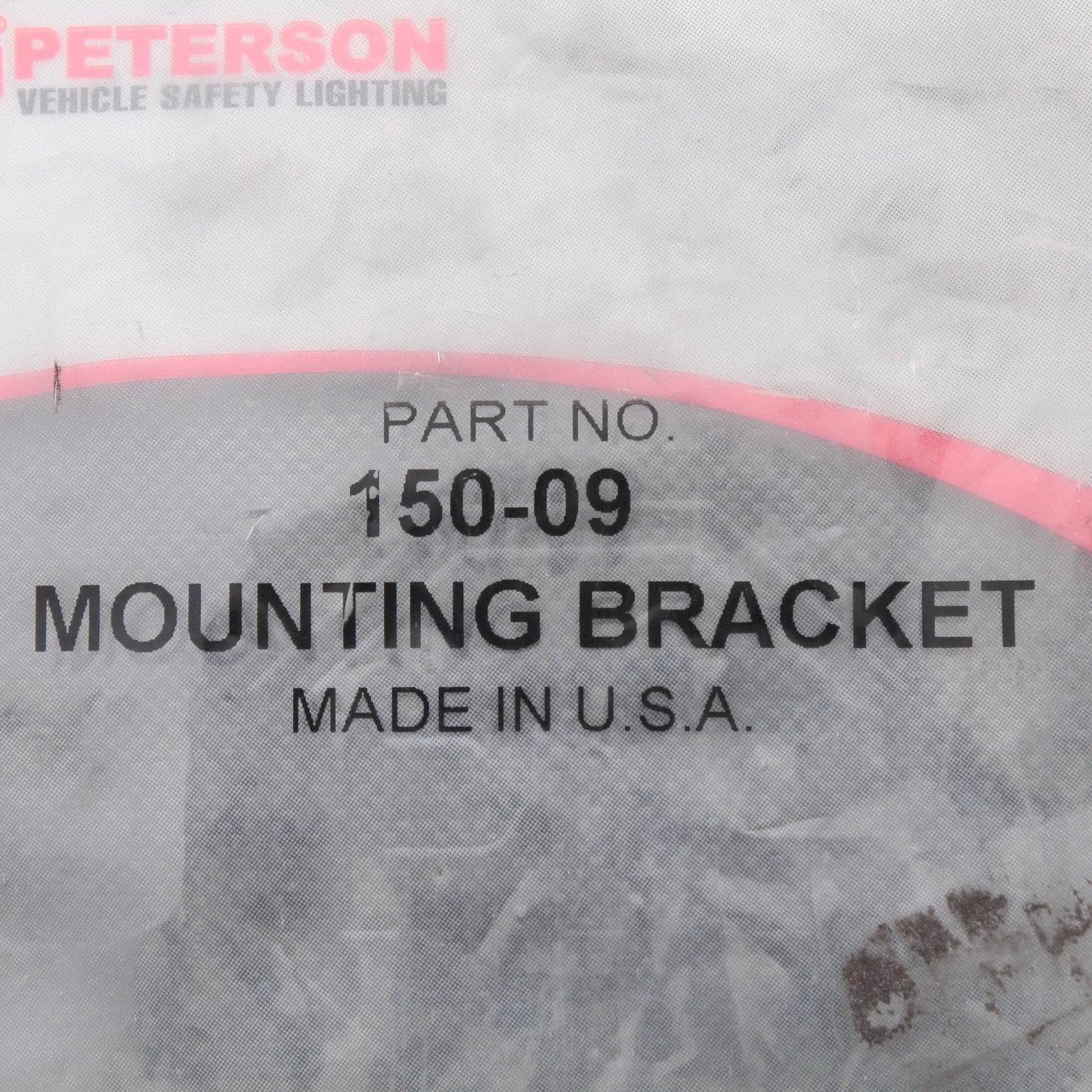 Peterson 150-09 Gray 2-7/8" Rectangular Mounting Bracket for 150 & LED153 Series
