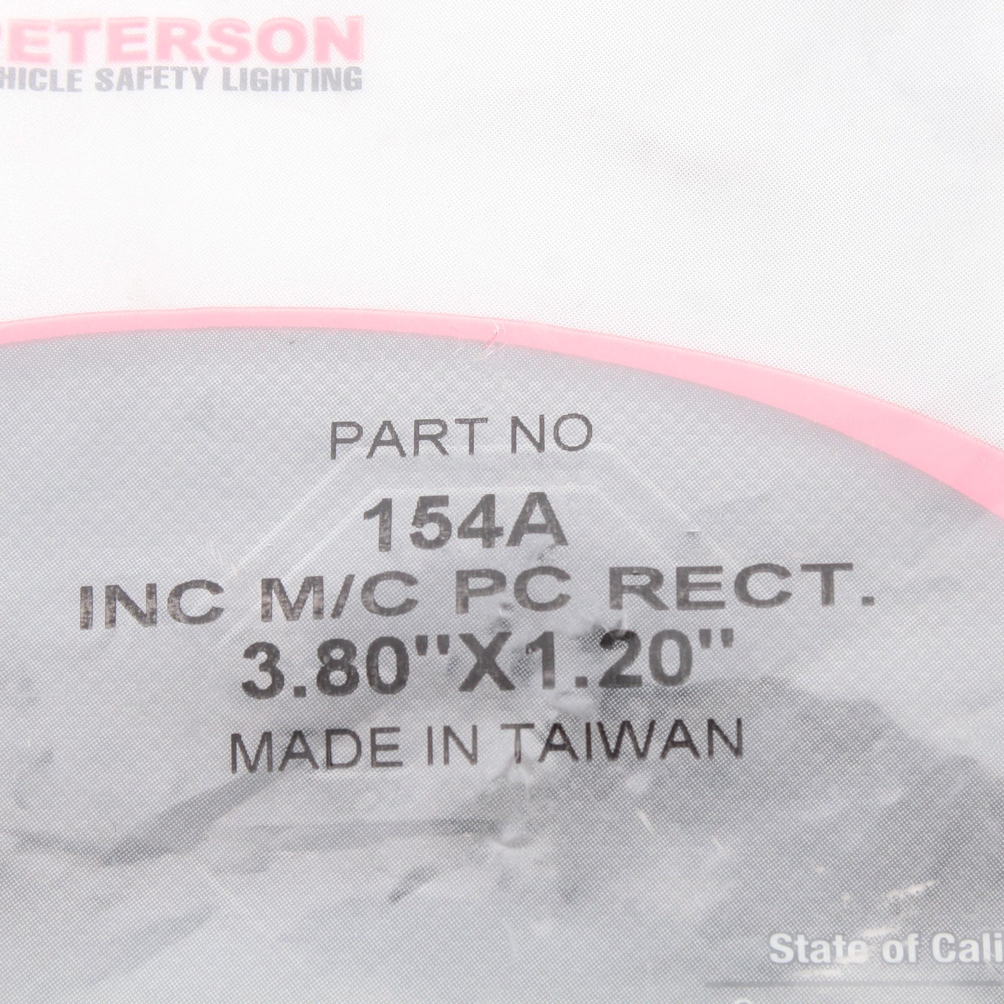 Peterson 154A Amber Side Marker & Clearance Light +Housing No Mount Bracket