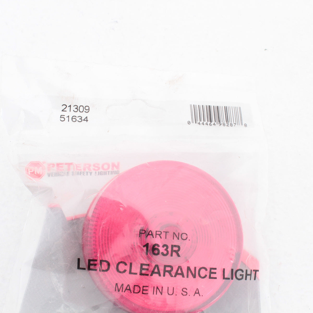 Peterson 163R Red Piranha LED Clearance Side Marker 2.5" Light Sealed